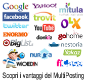 Servizio di multi pubblicazione gratuita dell'annuncio immobiliare sui principali portali e aggregatori immobiliari.